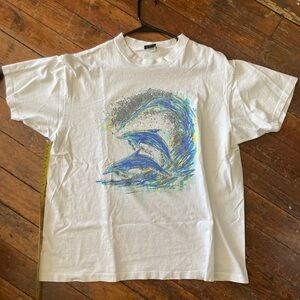 Vintage 1989 Diamond Dust Dolphin T-shirt
